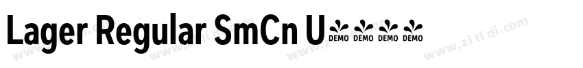 Lager Regular SmCn U字体转换